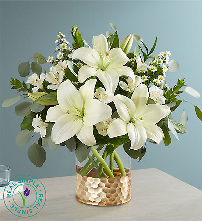 Classic Lily Bouquet by Real Simple&amp;reg;