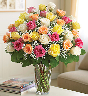 Ultimate Elegance&amp;trade; Long Stem Assorted Roses