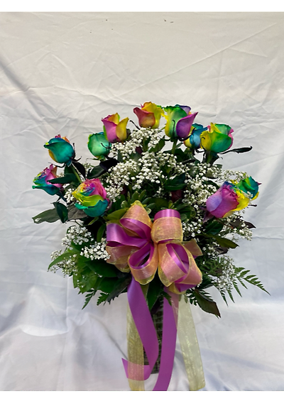 Premium Rainbow Roses